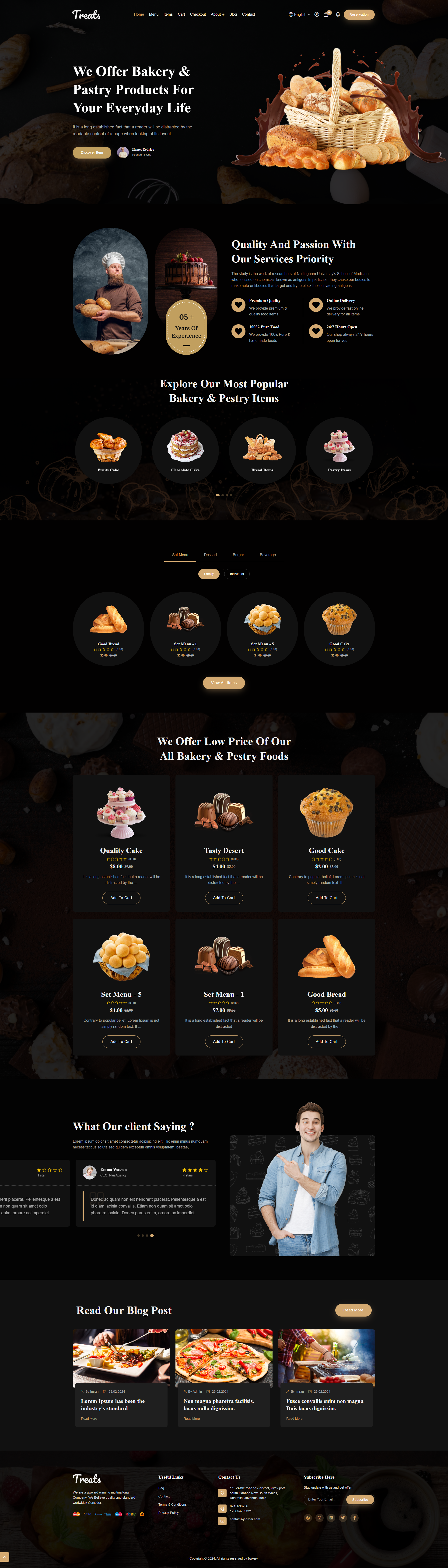 SweetSpell Bakery restaurant website preview